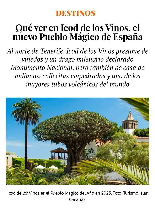 Апартаменты Acogedor Estudio En Playa San Marcos, Икод-де-лос-Винос